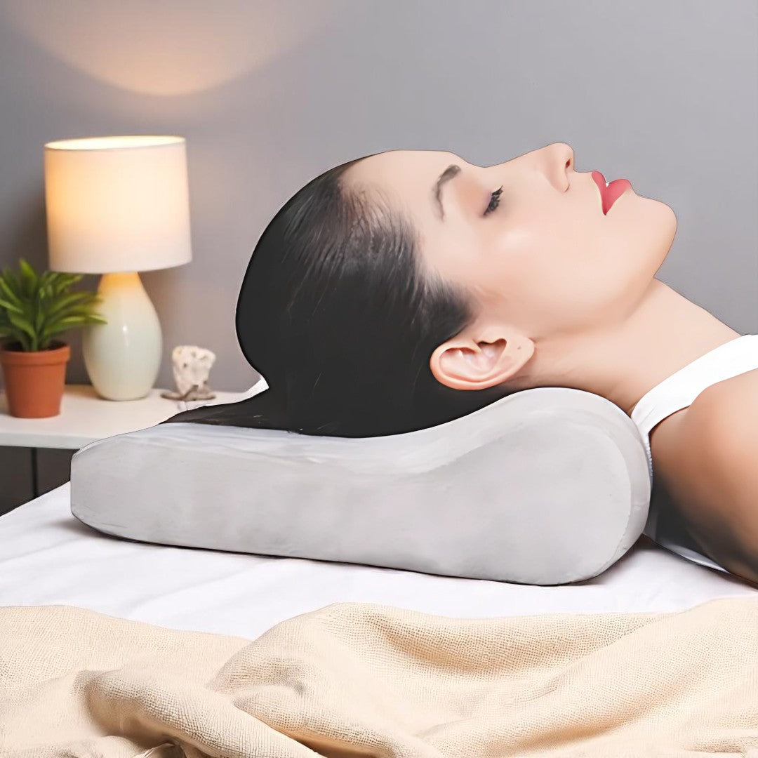 Orthopedic Cervical Pillow for Neck Pain Relief & Spinal Alignment – Ergonomic Support for Better Sleep