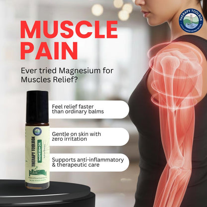 Magnesium Oil roll on for Muscle Relaxation and deep sleep