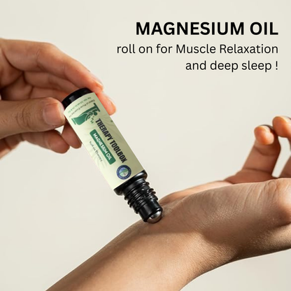 Magnesium Oil roll on for Muscle Relaxation and deep sleep