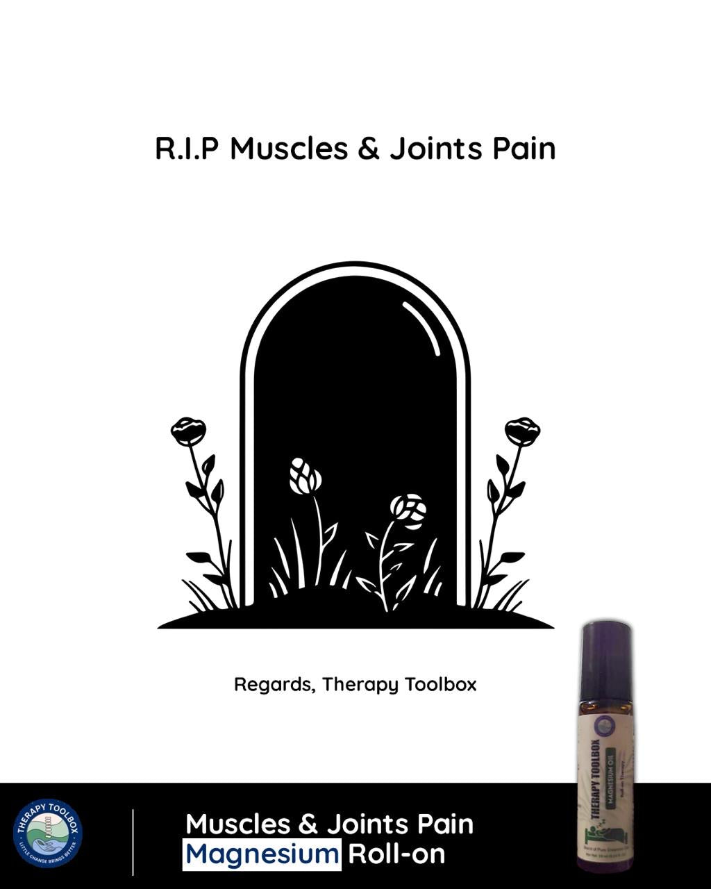 Magnesium Oil roll on for Muscle Relaxation and deep sleep