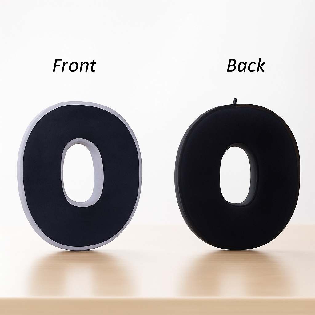 Donut Cushion for Tailbone & Back Pain Relief – Ideal for Post-Surgery, Pregnancy & Long Sitting Hours