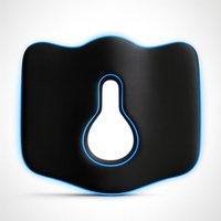 Coccyx Pillow (Black) for Tailbone & Back Pain Relief – Ergonomic Support