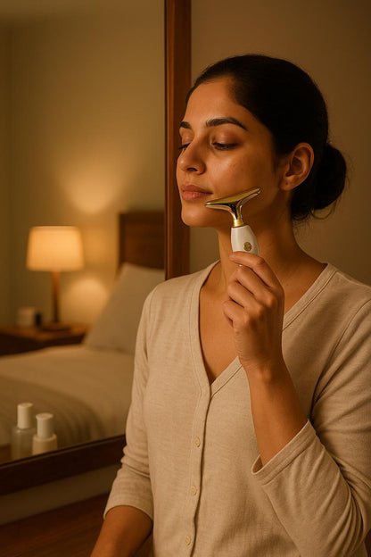 Wrinkle Face Massager – Lift, Firm & Glow Effortlessly!