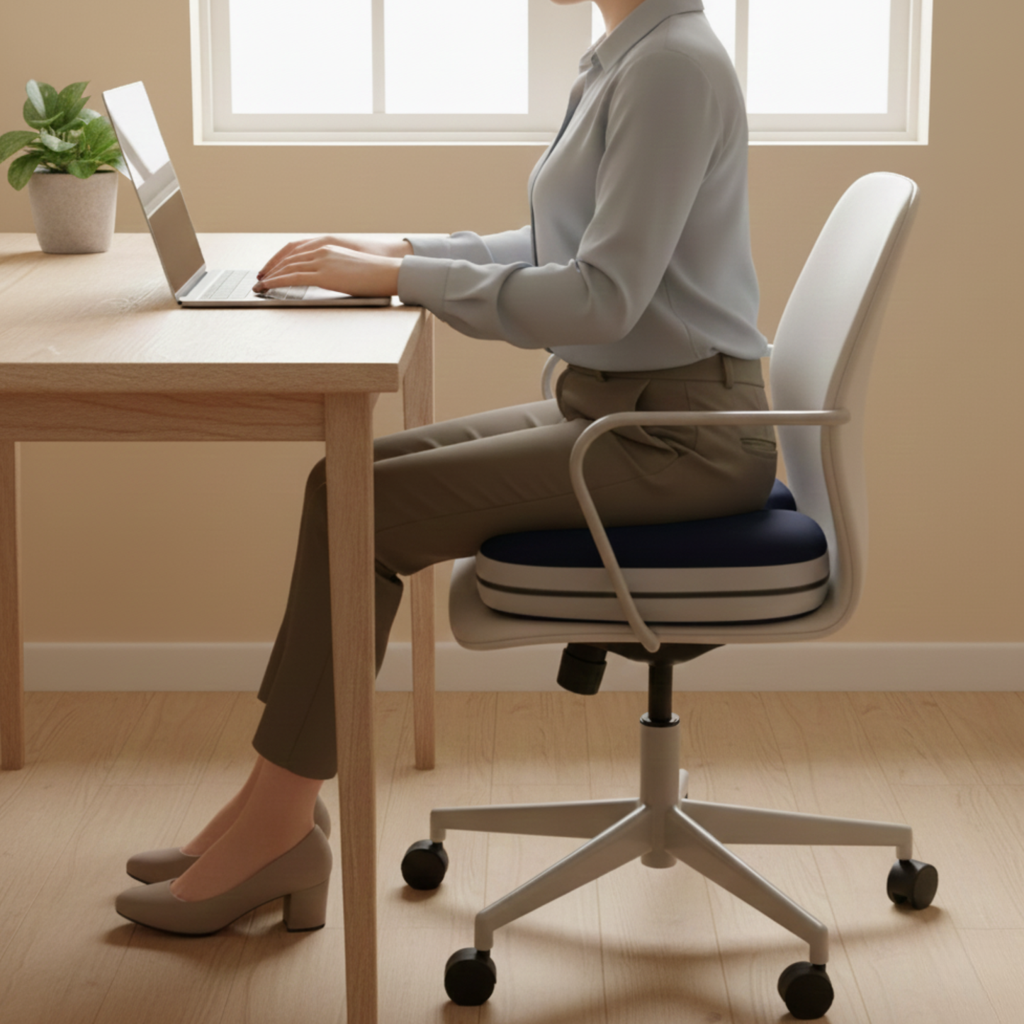 Coccyx Pillow for Tailbone & Back Pain Relief –