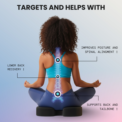 Coccyx Pillow for Tailbone & Back Pain Relief –