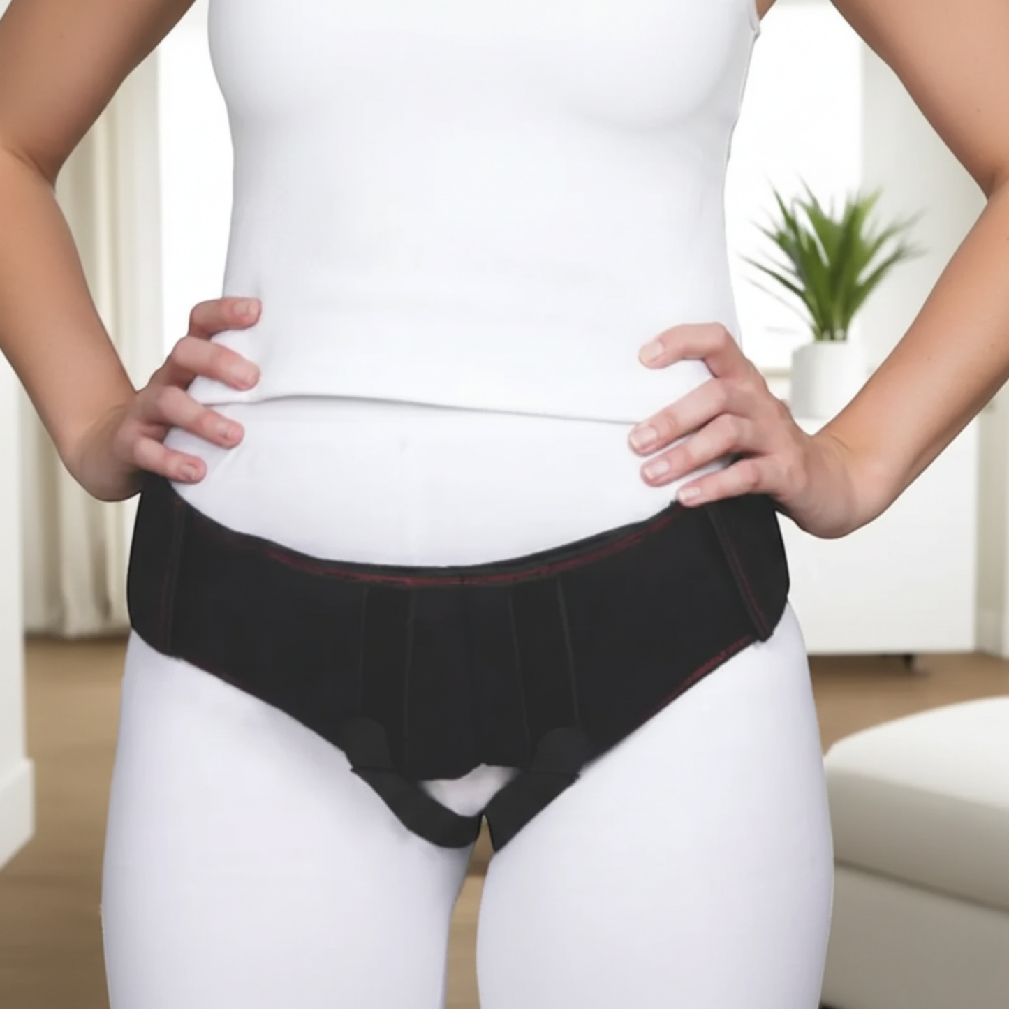 Adjustable Hernia Belt with Double Pad – Inguinal Hernia Support for Men & Women
