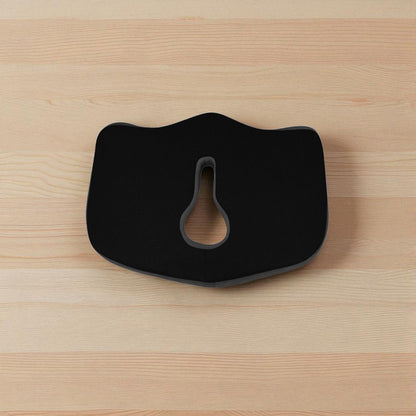 Coccyx Pillow (Black) for Tailbone & Back Pain Relief – Ergonomic Support